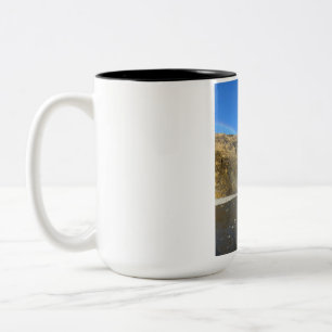 Schöne Naturlandschaft Zweifarbiges Kaffeetasse