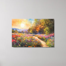 Schöne Naturpanoramalage Leinwanddruck