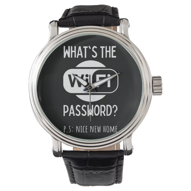 schöne neue Zuhause Armbanduhr (Vorderseite)