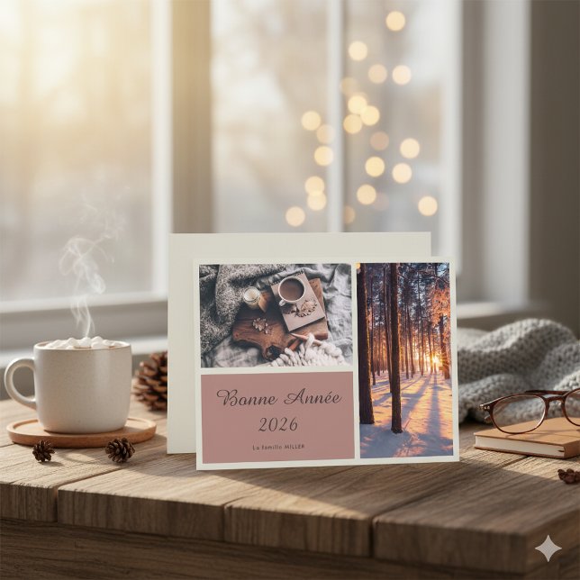 Schöne-Neujahrs-Karte 2026 Elegant Feiertagskarte (Von Creator hochgeladen)