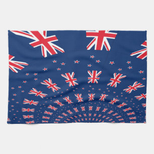 Schöne Neuseeland-Flaggen-Kunst-Druck-Design Küchentuch