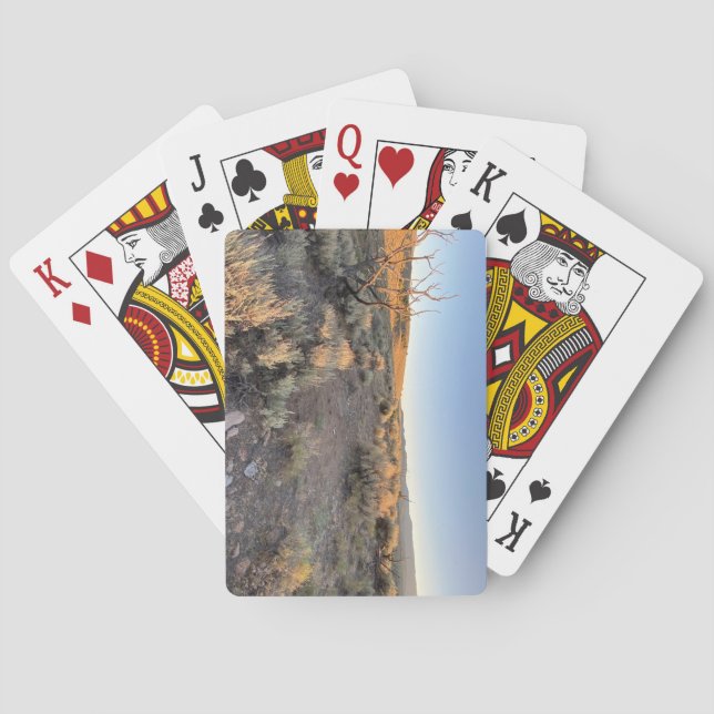 Schöne Nevada Wüste Spielkarten (Rückseite)