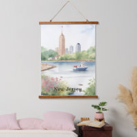 Schöne New Jersey Wasserfarben Kunst