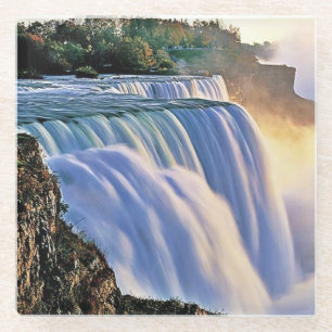 Schöne Niagara Fälle Glasuntersetzer