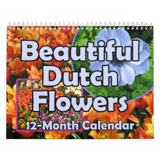 Schöne niederländische Blumen Kalender
