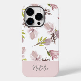 Schöne niedliche feminine personalisierte blühende Case-Mate iPhone 14 pro hülle
