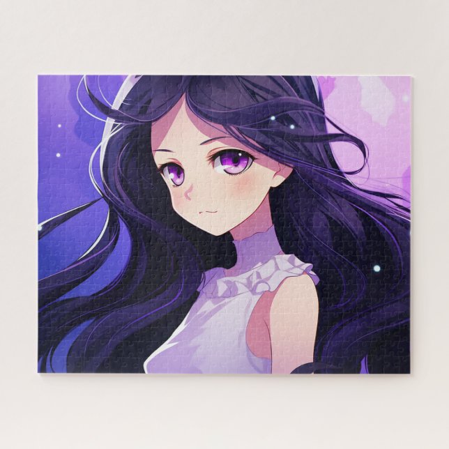 schöne niedliche Kawaii-Anime Puzzle (Horizontal)