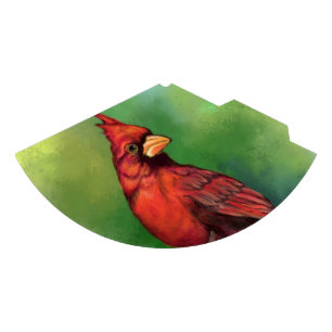 Schöne Northern Red Kardinal Bird Malerei Art Partyhütchen