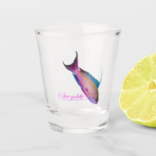 Schöne nuptiale Färbung für Sea Goldy Schnapsglas