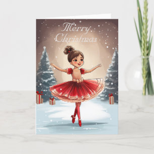 Schöne Nussknacker Winter Ballerina Weihnachten
