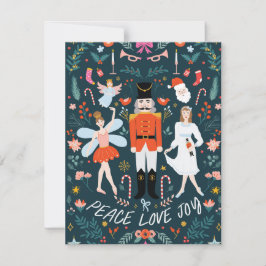 Schöne Nutcracker Suite Blank Card Feiertagskarte