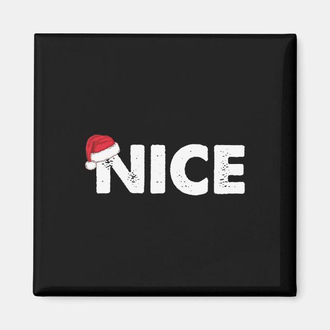 Schöne oder böse Weihnachts-Paare Magnet (Vorne)