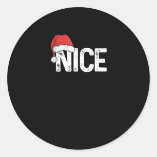 Schöne oder nette passende Weihnachtsdesign lustig Runder Aufkleber