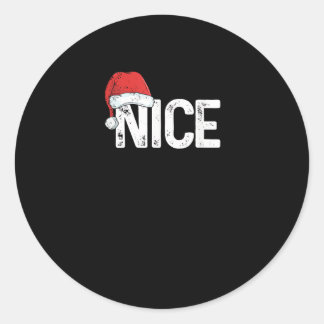 Schöne oder nette passende Weihnachtsdesign lustig Runder Aufkleber