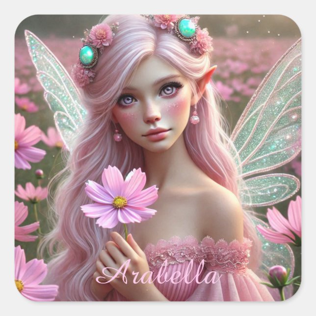 Schöne Oktoberfest im Kosmos Quadratischer Aufkleber (Vorderseite)