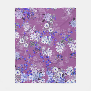 Schöne Ölgemälde Blumen und Zweige Kleine Fl Fleecedecke