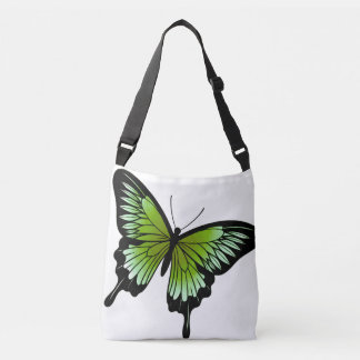 Schöne Olive Butterfly Crossover Tasche