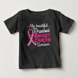 Schöne Oma Breast Cancour Survivor Baby T-shirt