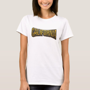 Schöne Orange KALIFORNIEN Shirt Design