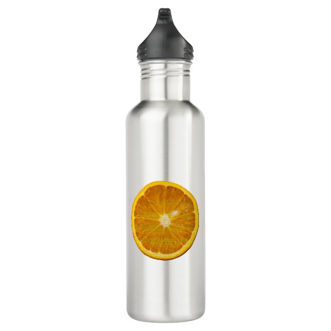 SCHÖNE ORANGE SLICE 710 ML WASSERFLASCHE EDELSTAHLFLASCHE (Rechts)