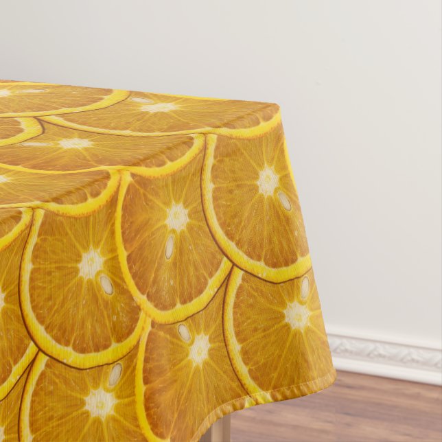 SCHÖNE ORANGE SLICE TISCHDECKE (Beispiel)