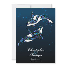 Schöne Orca Whales Beach Wedding