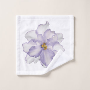 Schöne Orchidee auf Weiß Badhandtuch Set