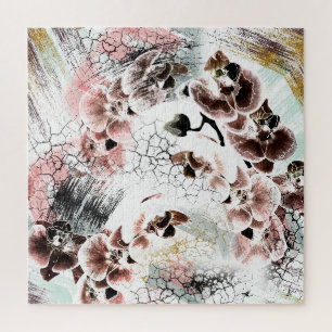 Schöne Orchidee stilvoll floral Puzzle