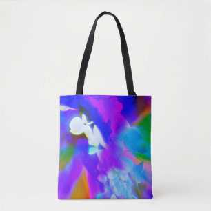 Schöne Orchideen-Tasche in den hellen Farben