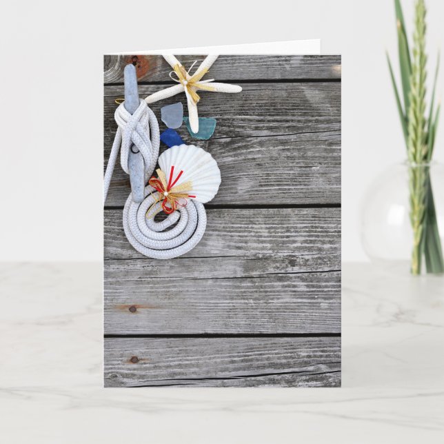 Schöne Ornamente am Pier Karte (Vorderseite)