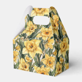 Schöne Osterblume Wasserfarbeneier Jagen und Geschenkschachtel