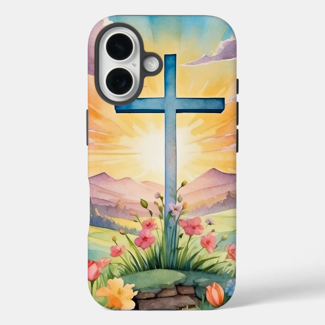 Schöne Osterfarben Kunst, Dichtung und Musik Case-Mate iPhone Hülle (Rückseite)