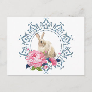 Schöne Osterhasengestaltung Postkarte