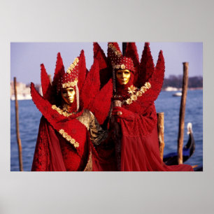 Schöne Paare der Liebhaber Poster