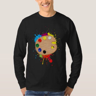 Schöne Paint Pallet für Kinder Männer Frauen Maler T-Shirt