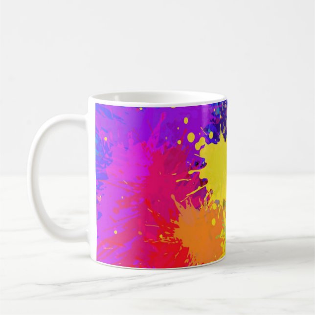 Schöne Paint Splash Kaffeetasse (Links)