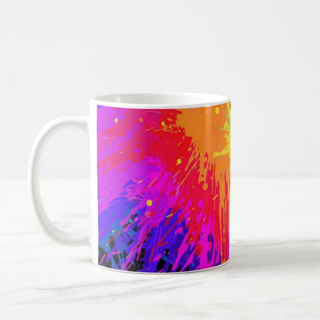 Schöne Paint Splash Tasse (Links)