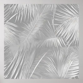 Schöne Palm Blätter Elegante Naturklassik Poster