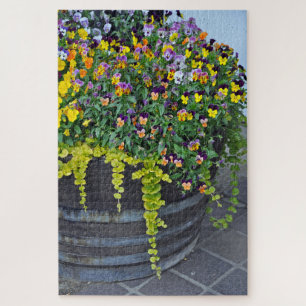 Schöne Pansy-Pflanze Puzzle