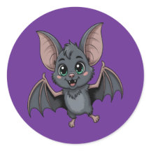 Schöne Pastel Goth Bat mit grünem Cartoon