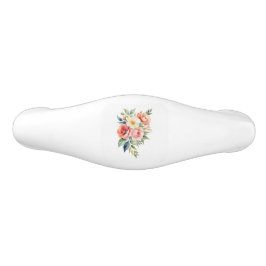 Schöne Pastell-Blumen Keramik Schubladengriff