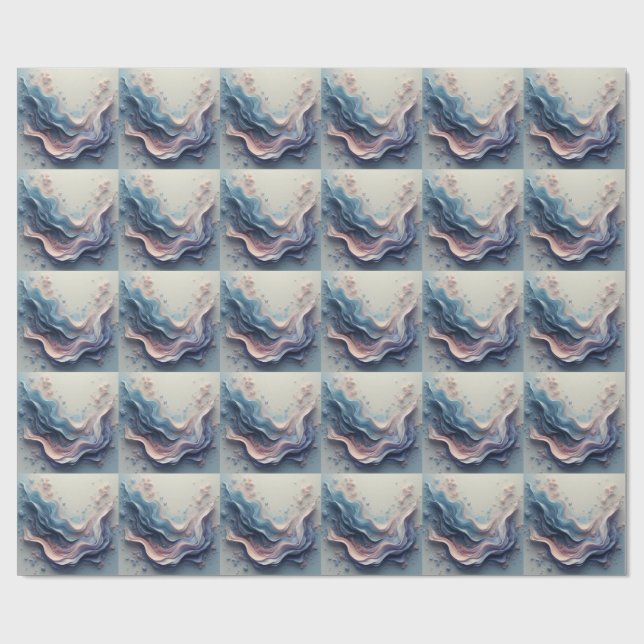 Schöne Pastell-Hintergrund – Sanftes Traumdesign Geschenkpapier (Flach)