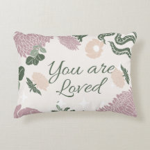 Schöne Pastelltafel Sie werden geliebt Pink Blumen