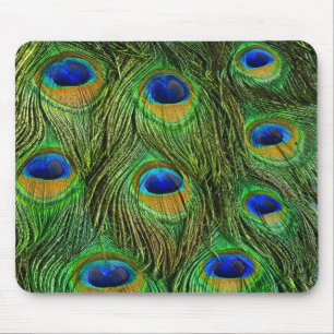 Schöne Peacock Feathers Mousepad
