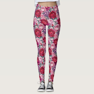Schöne Peonies Leggings
