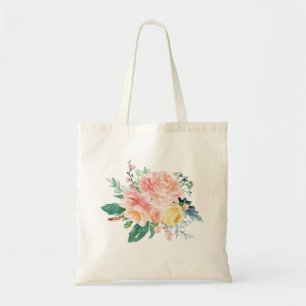 Schöne Peony Bouquet Tragetasche