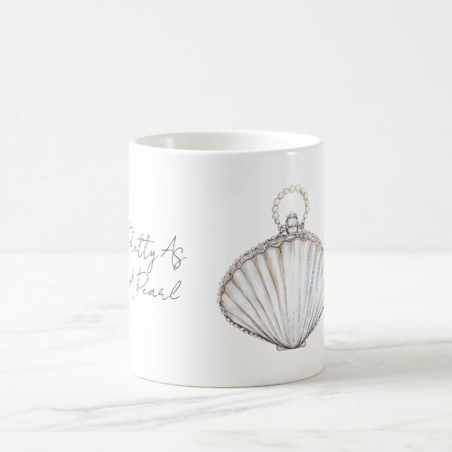 Schöne Perlenhandtasche Kaffeetasse (Mittel)