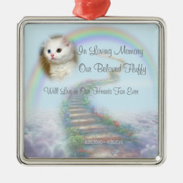 Schöne Personalisierte Katze- oder Hundemeldung Ornament Aus Metall