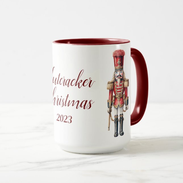 Schöne Personalisierte Nutcracker-Veröffentlichung Tasse (VorderseiteRechts)
