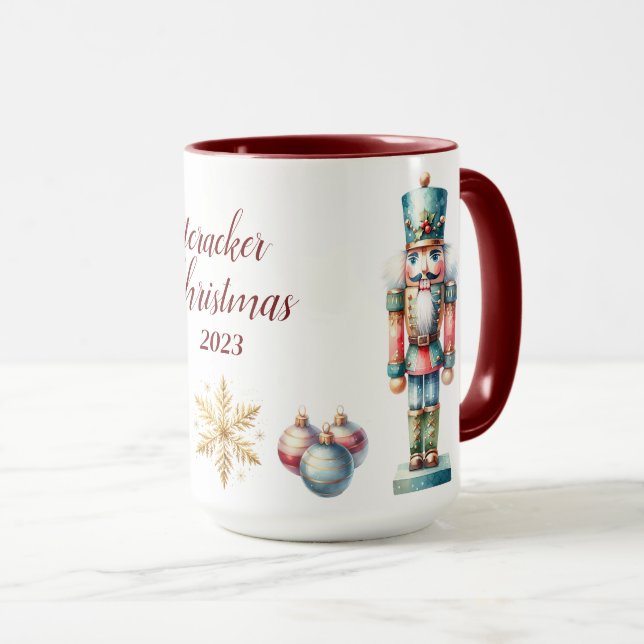 Schöne Personalisierte Nutcracker-Veröffentlichung Tasse (VorderseiteRechts)